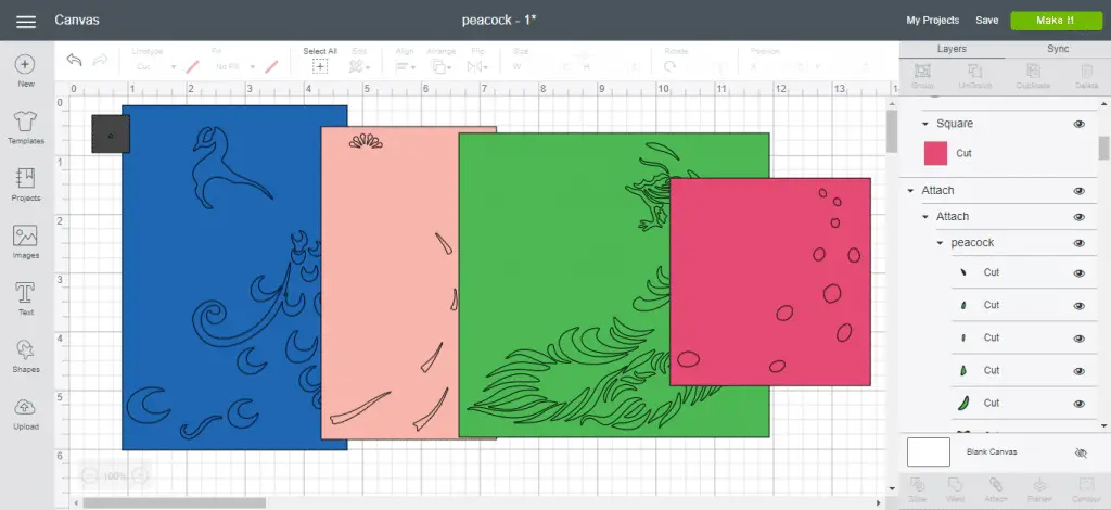 how to print multiple colors on cricut