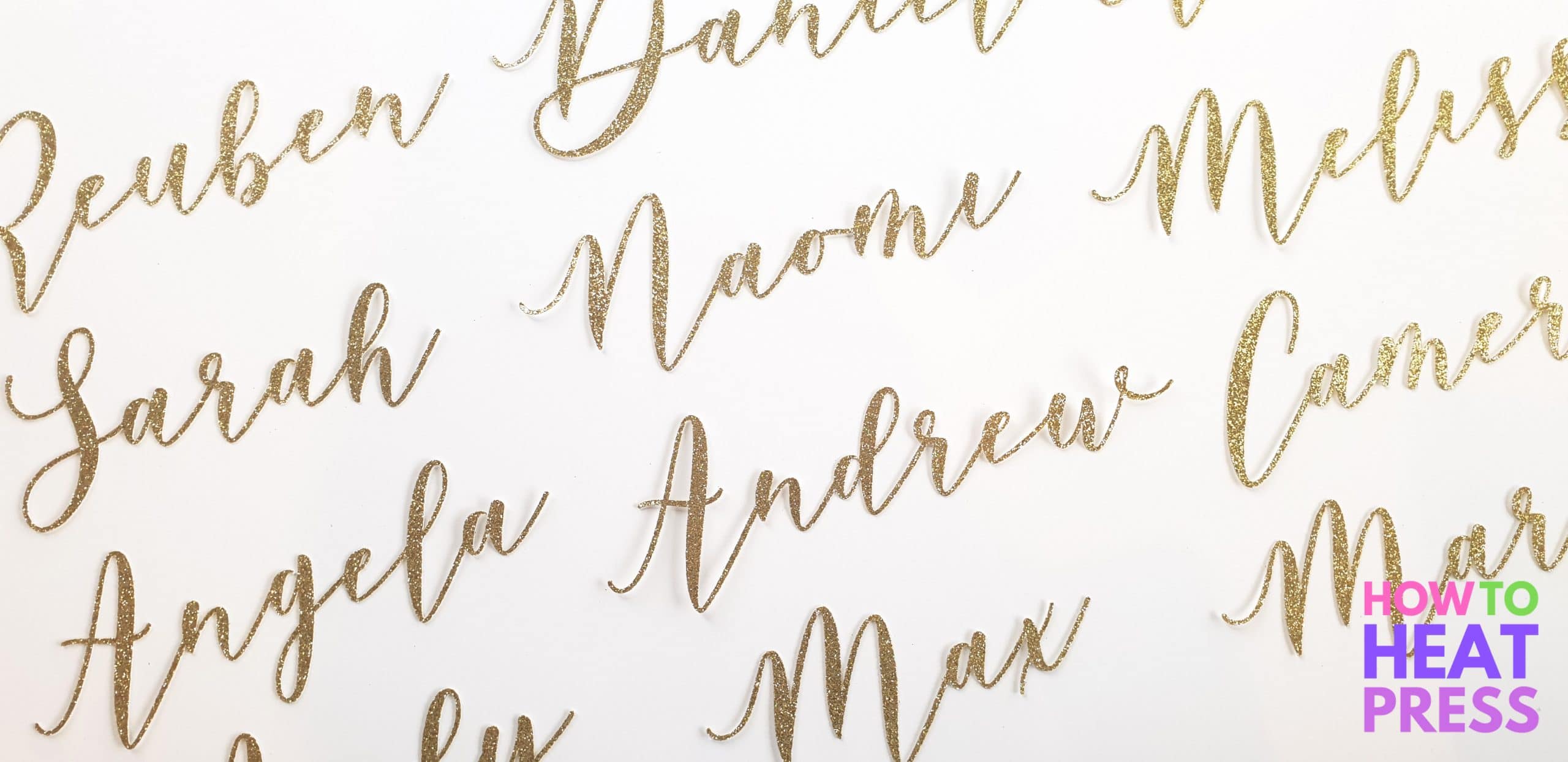 Wedding place names with cricut