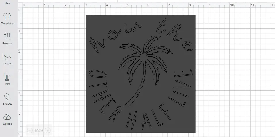 Cricut Design Space curve text feature