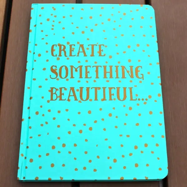 adhesive vinyl project idea custom diary