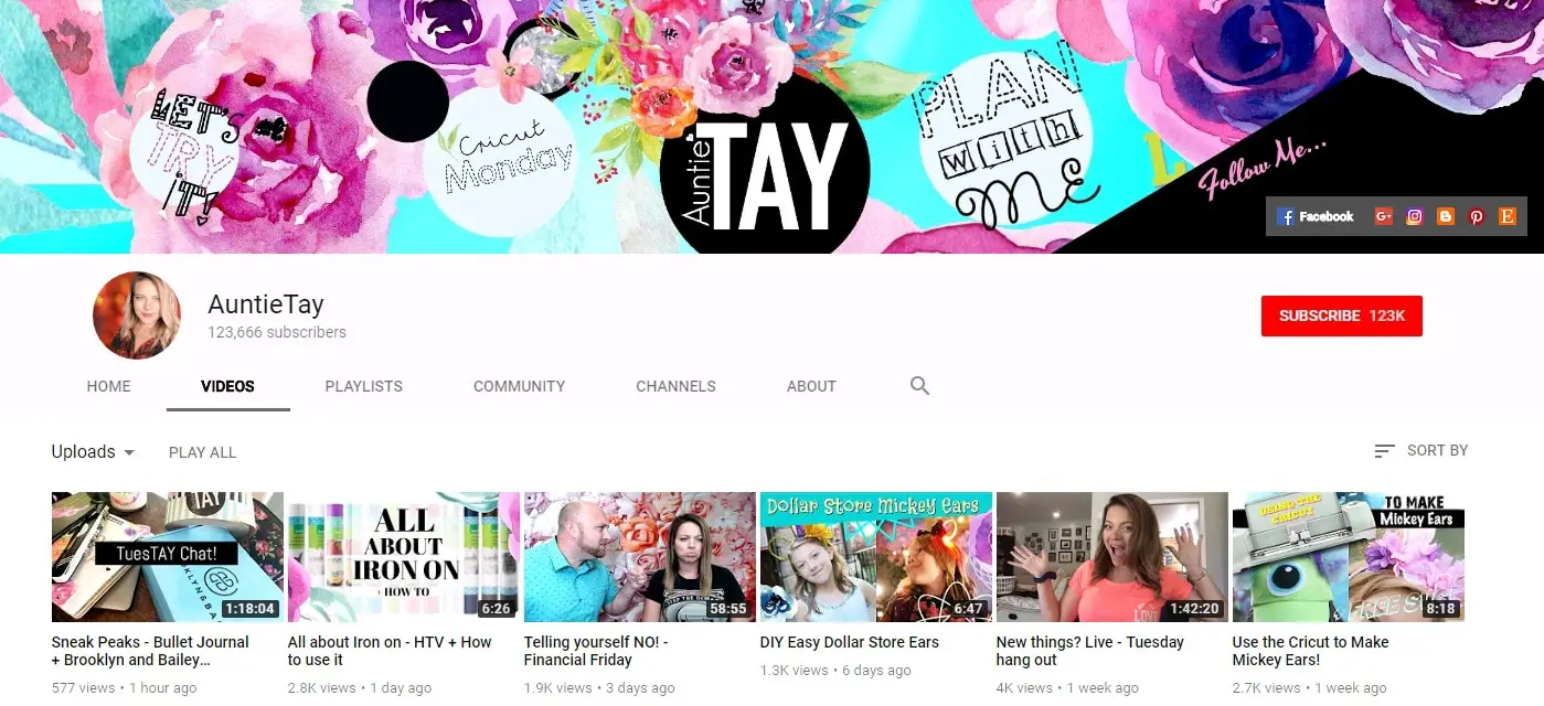 7 Best YouTube Cricut Channels Learn Cricut On YouTube!