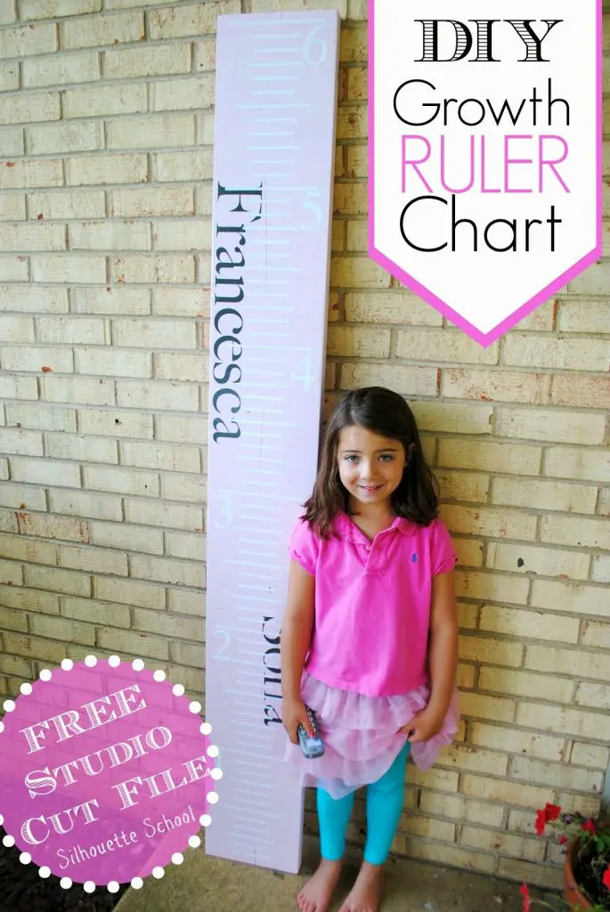 best adhesive vinyl project custom growth ruler chart