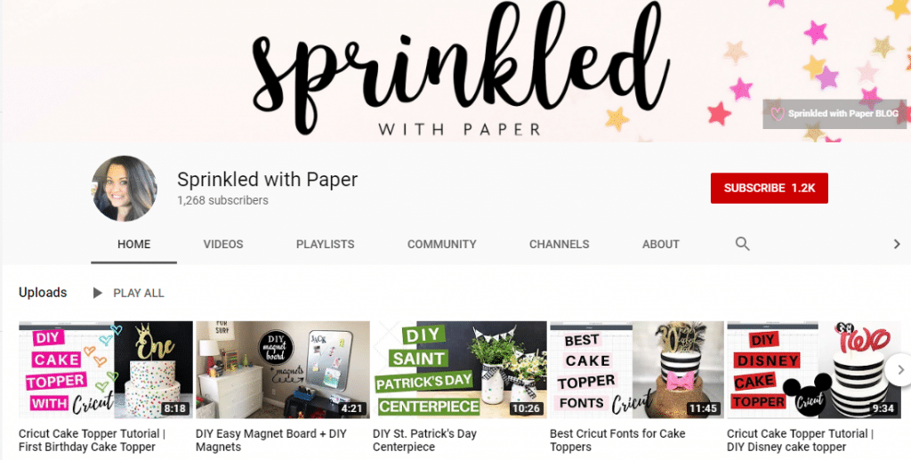 cricut youtube projects