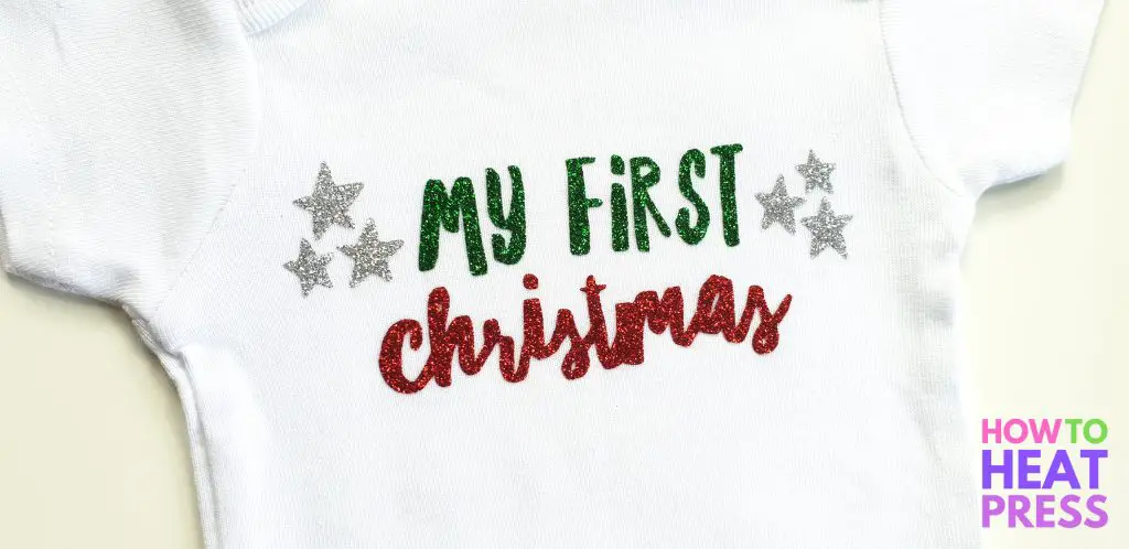 my first christmas baby onesie