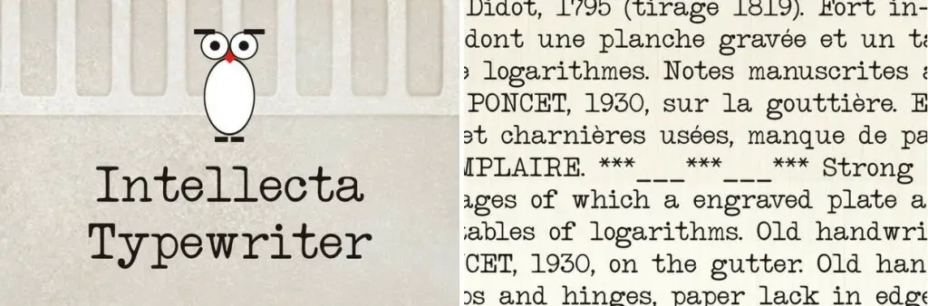 travelling typewriter font alternative