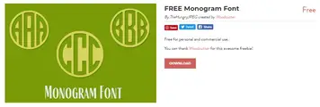Download Free Monogram Fonts For Cricut Plus Monogram Frames