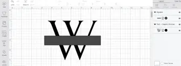 Download Split Letter Monogram Tutorial Using Cricut Design Space