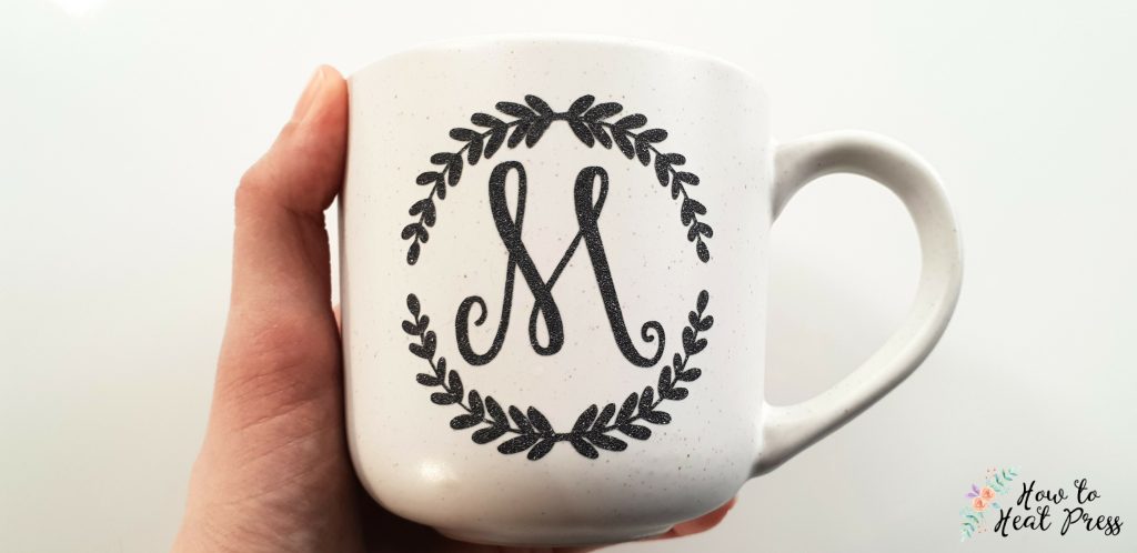 DIY mug with adhesive vinyl