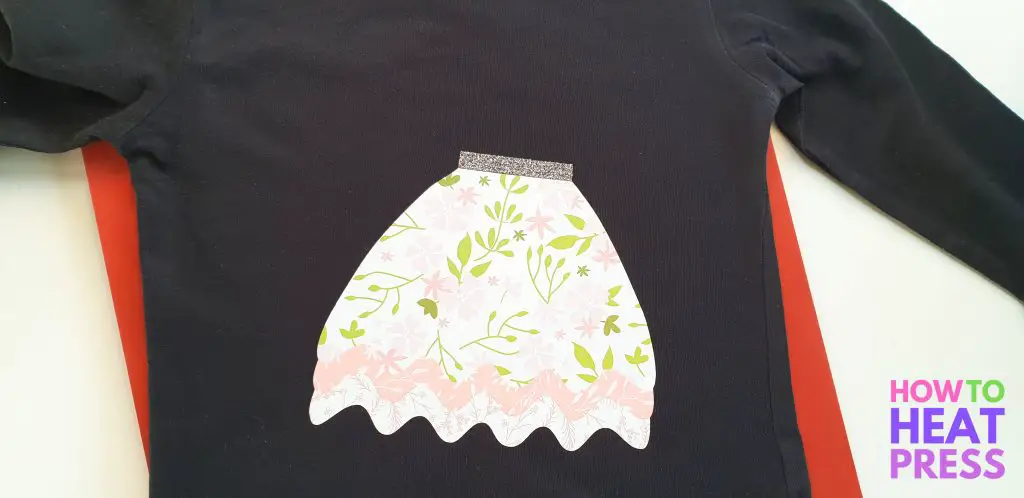 how to use different vinyl on the same shirt