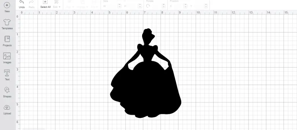 completed cinderella SVG