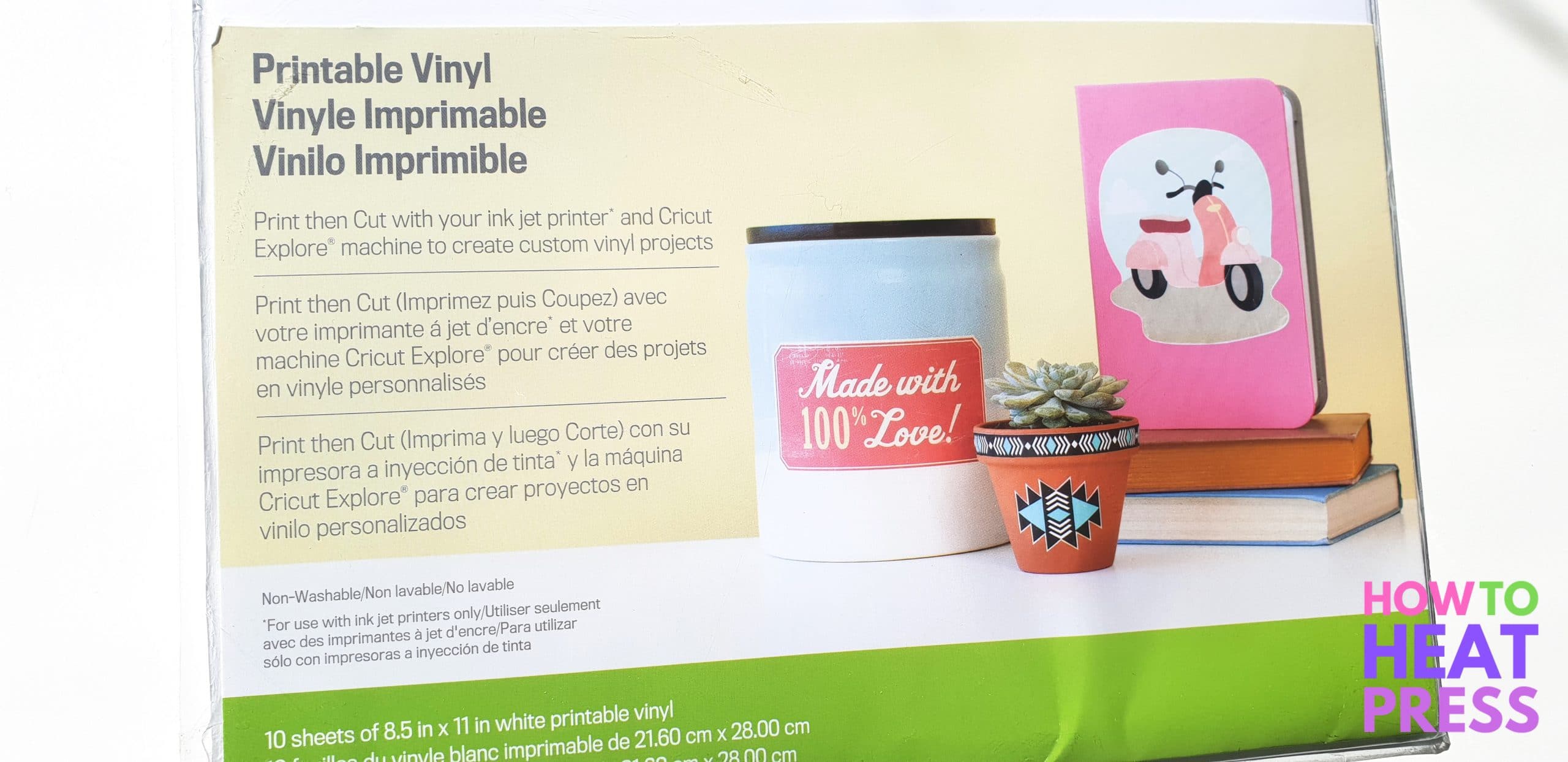cricut printable vinyl for making stickers