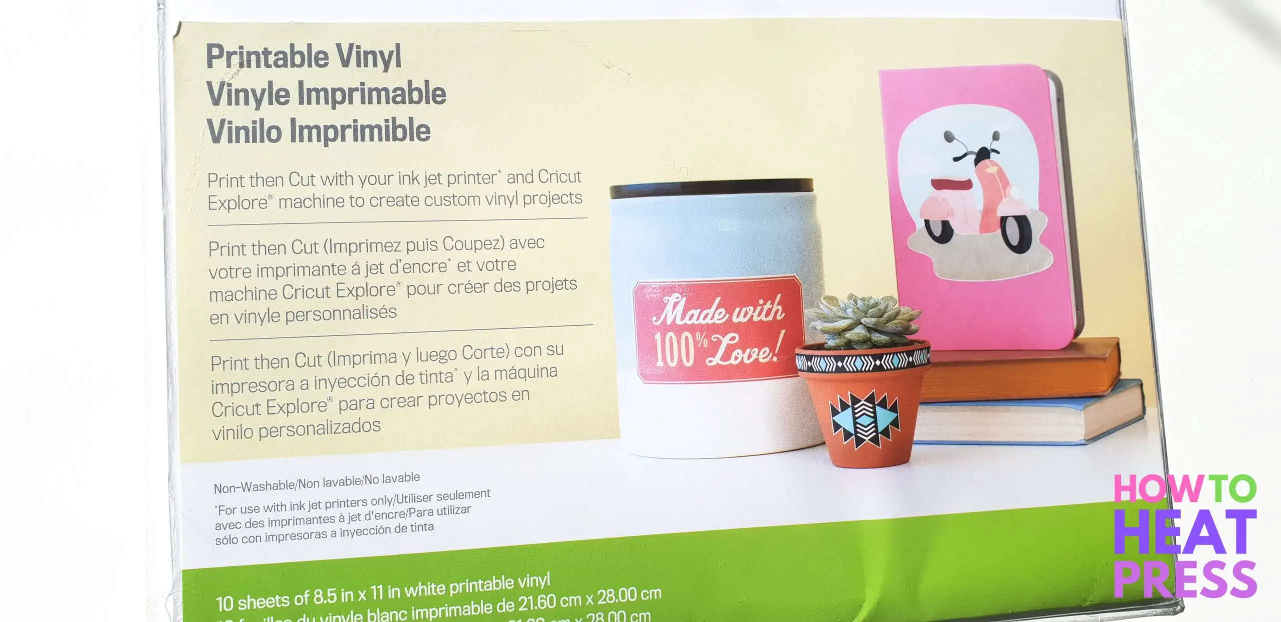 How to Use Cricut Printable Vinyl 