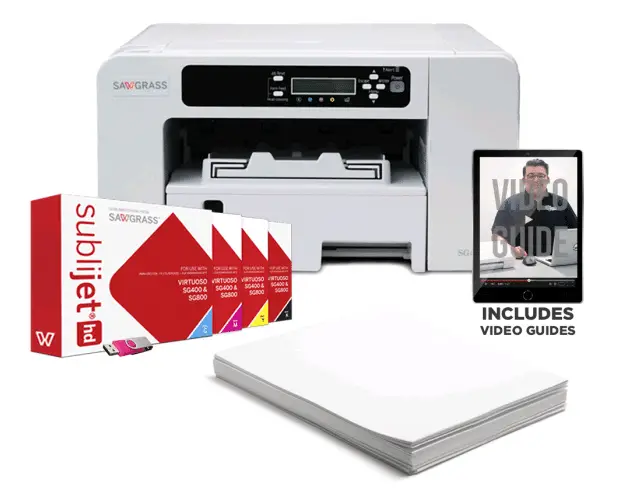 sawgrass sg500 sublimation printer with sublijet hd inks