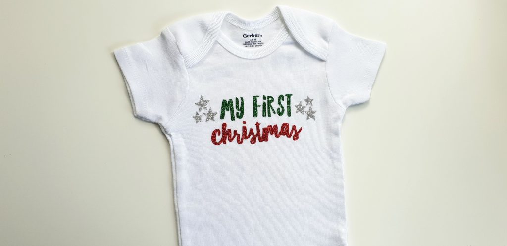 Download My First Christmas SVG Project - Baby Onesie With Siser ...