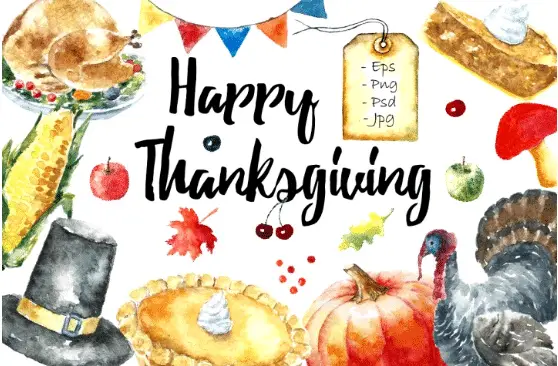 happy thanksgiving clipart1