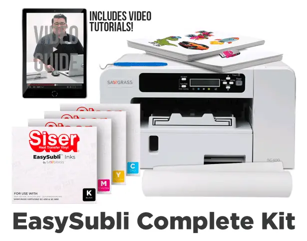 sawgrass sublimation printer package including inks