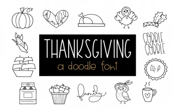 best thanksgiving font