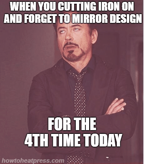 cricut meme mirror htv design
