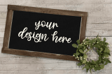 farmhouse sign template mock up