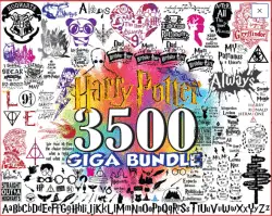 harry potter 3500 bundle svg