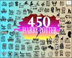 harry potter 450 svg bundle