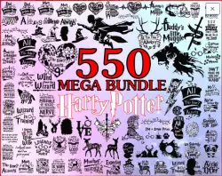 harry potter 550 svg bundle