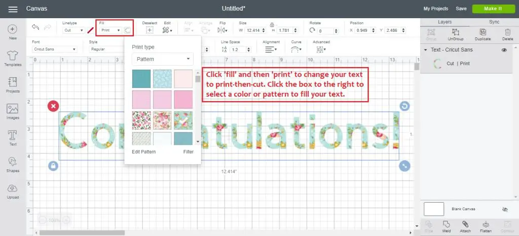 using patterns in design space