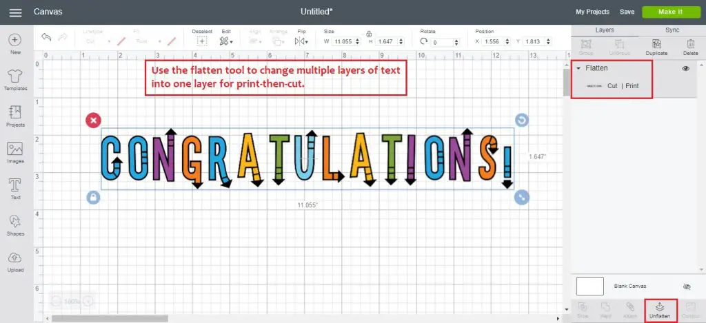 how to add text in cricut design space