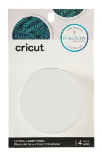 blank cricut coasters circle