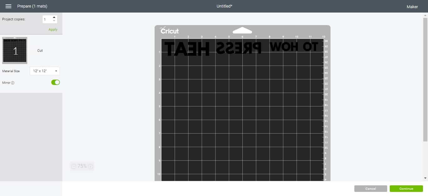 How To Cut Everything On One Mat With Cricut