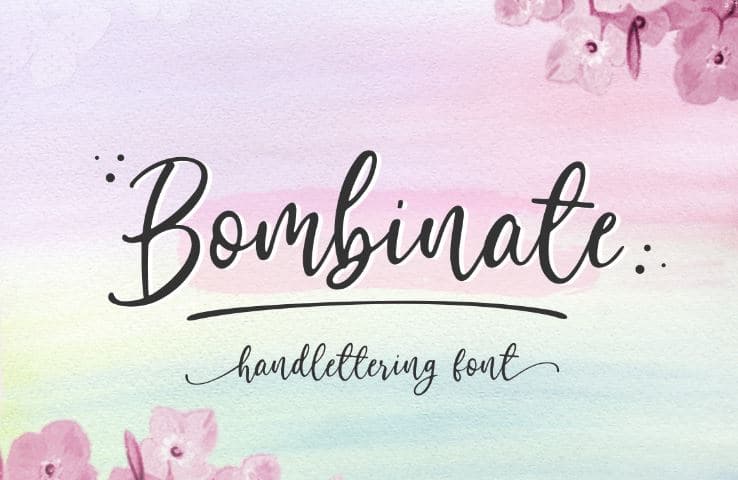 font hand lettering