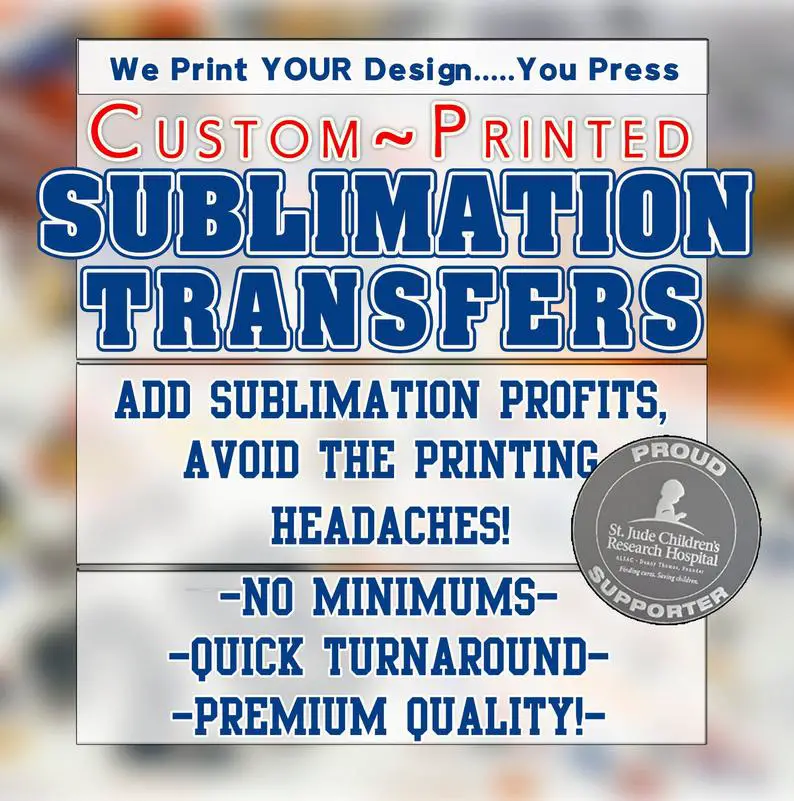 print custom sublimation transfers