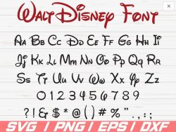 disney font