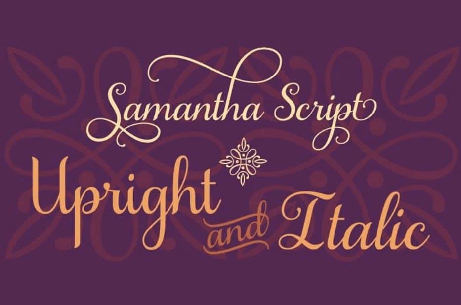 free samantha font