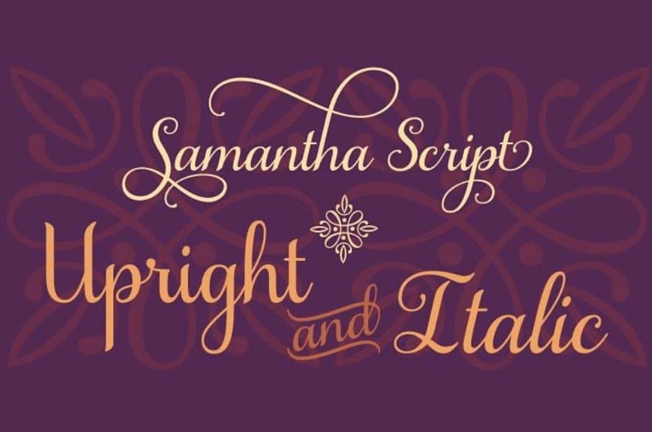 View all posts in SVGs And Fonts. free samantha font. 