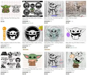 Download Baby Yoda Svgs For Cricut And Some Star Wars Svgs