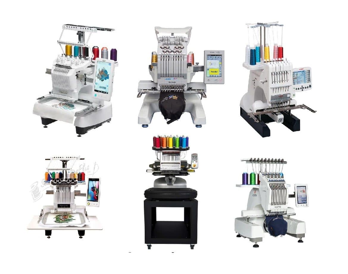 multi needle embroidery machines