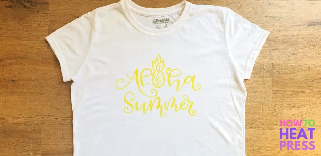 cricut infusible ink shirt project