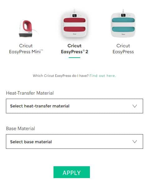 cricut heat guide