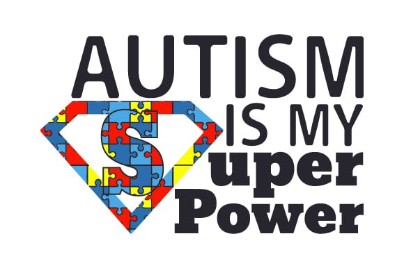 autism super power svg