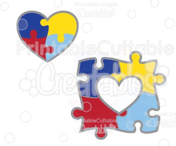 autism puzzle piece svg