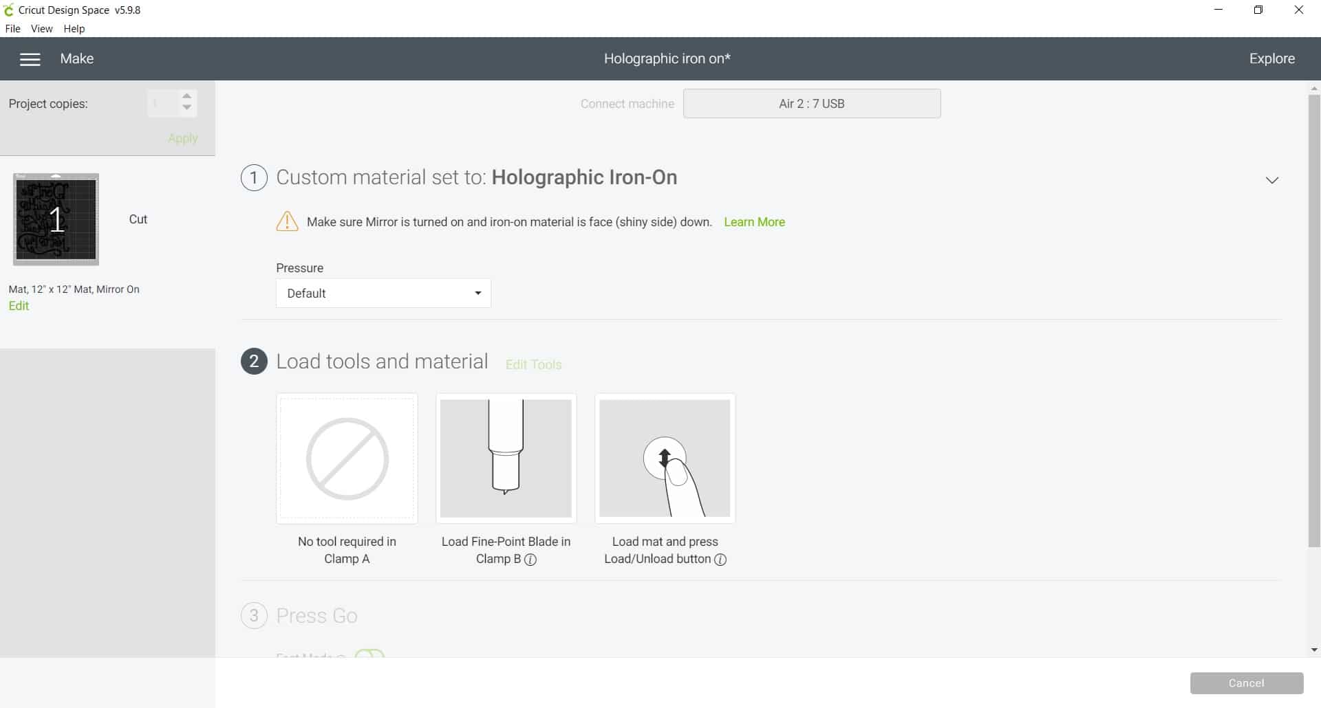 Cricut Holographic Iron On Vinyl Review & Project!