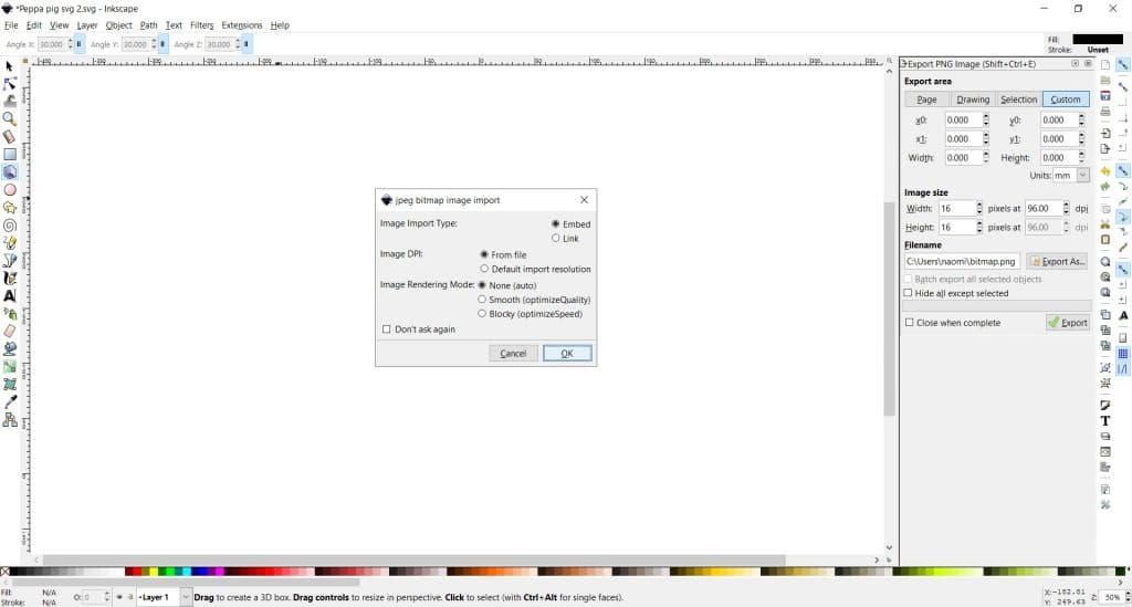 how to trace bitmap in inkscape