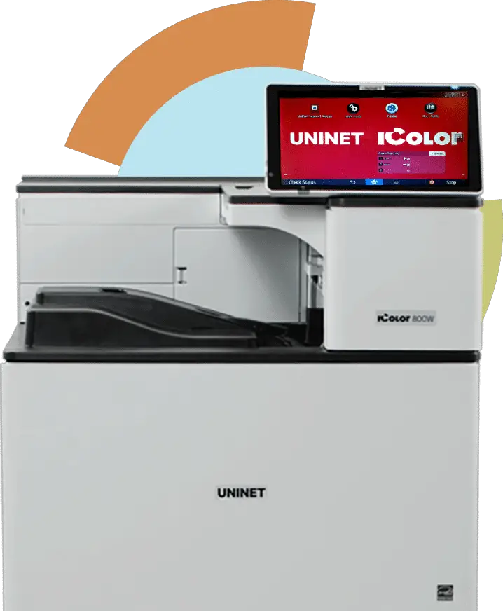 iColor 800w white toner printer