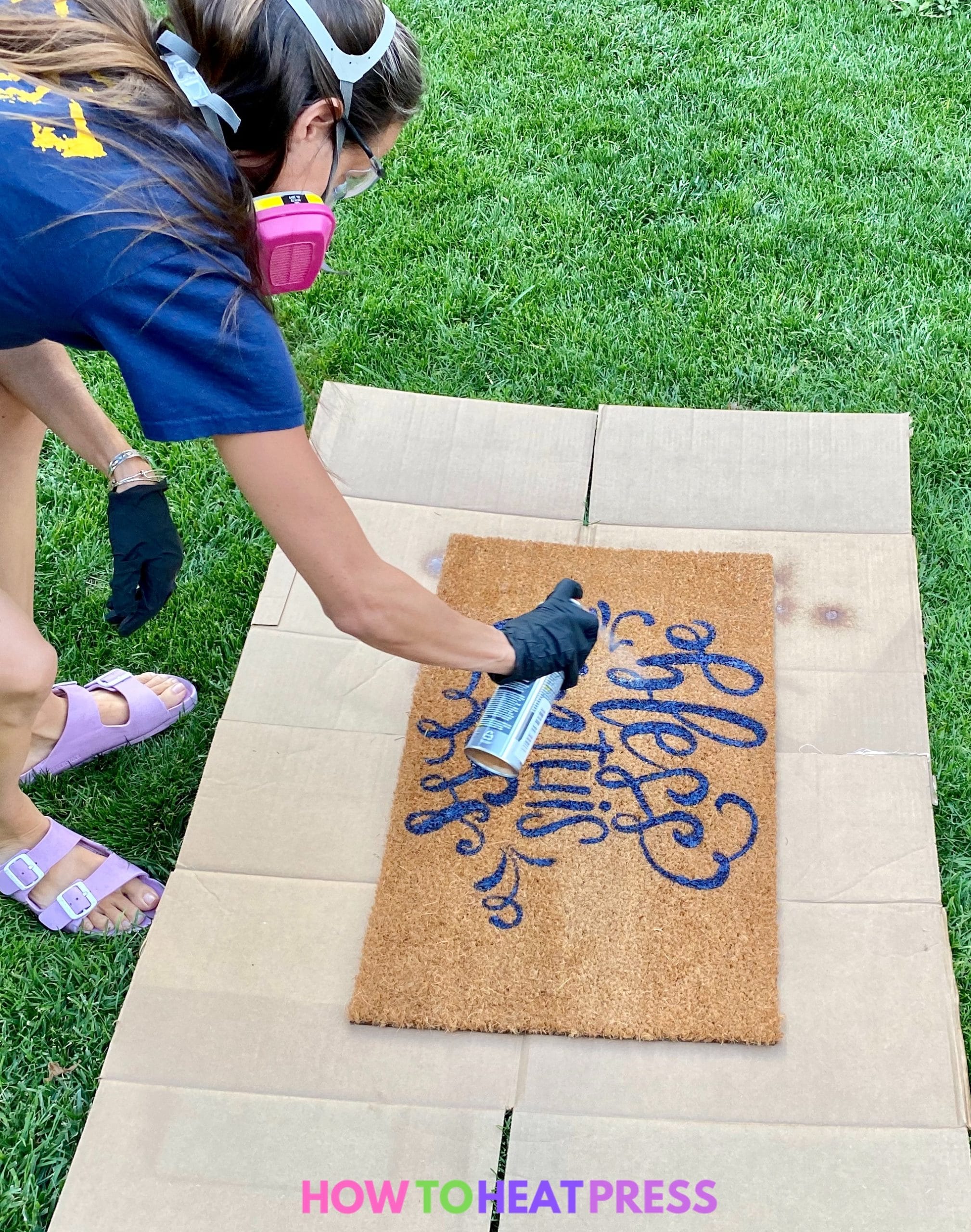 DIY Doormat StepbyStep Tutorial