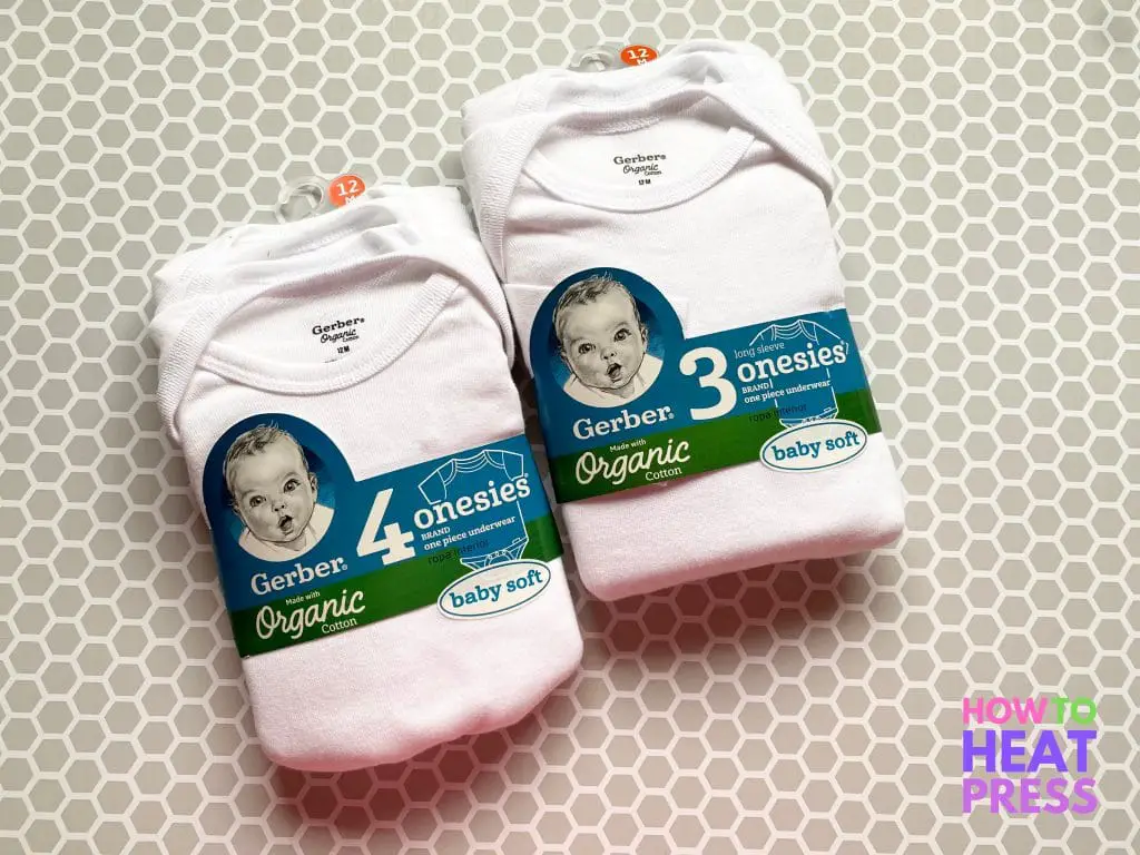 gerber childrensware white organic cotton onesies