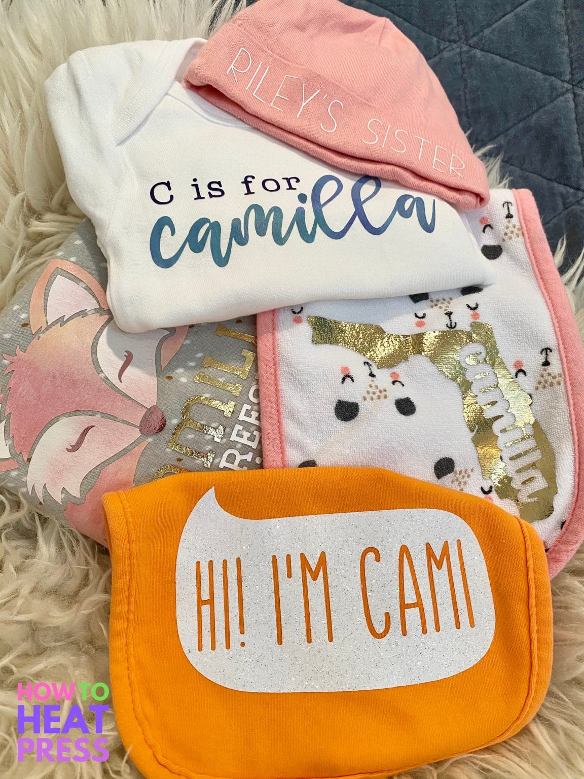 How to Make a Custom Cricut Baby Onesie® & Other Baby Gear