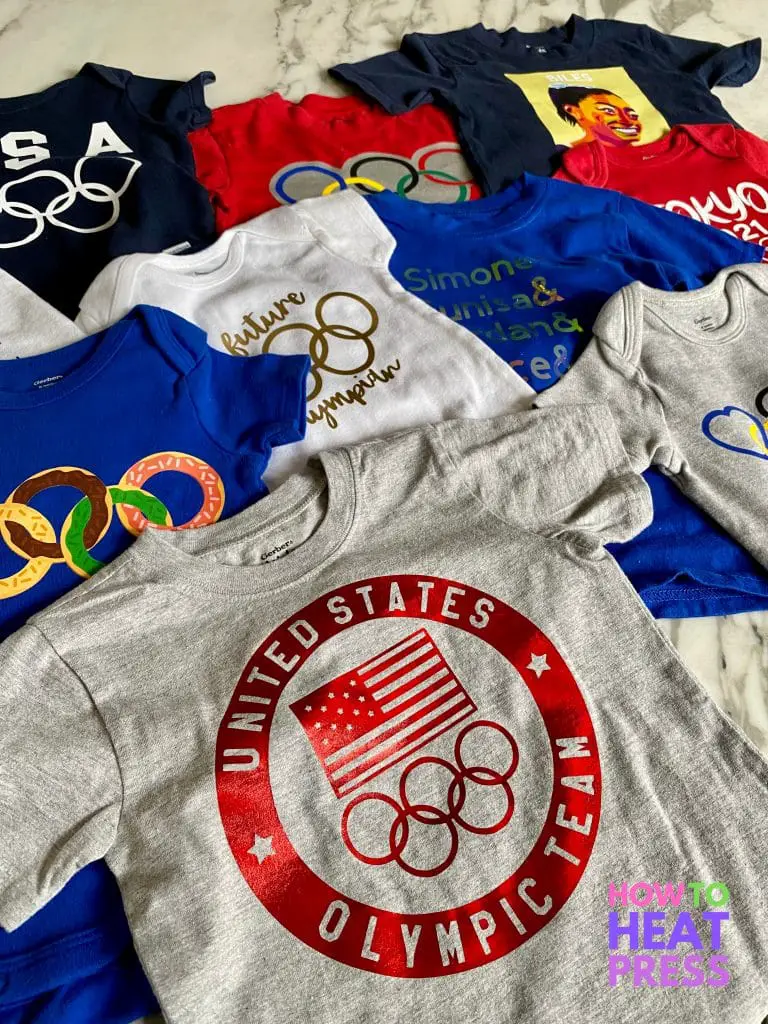 DIY Olympic Shirts - SVGs, Materials, and Tips!