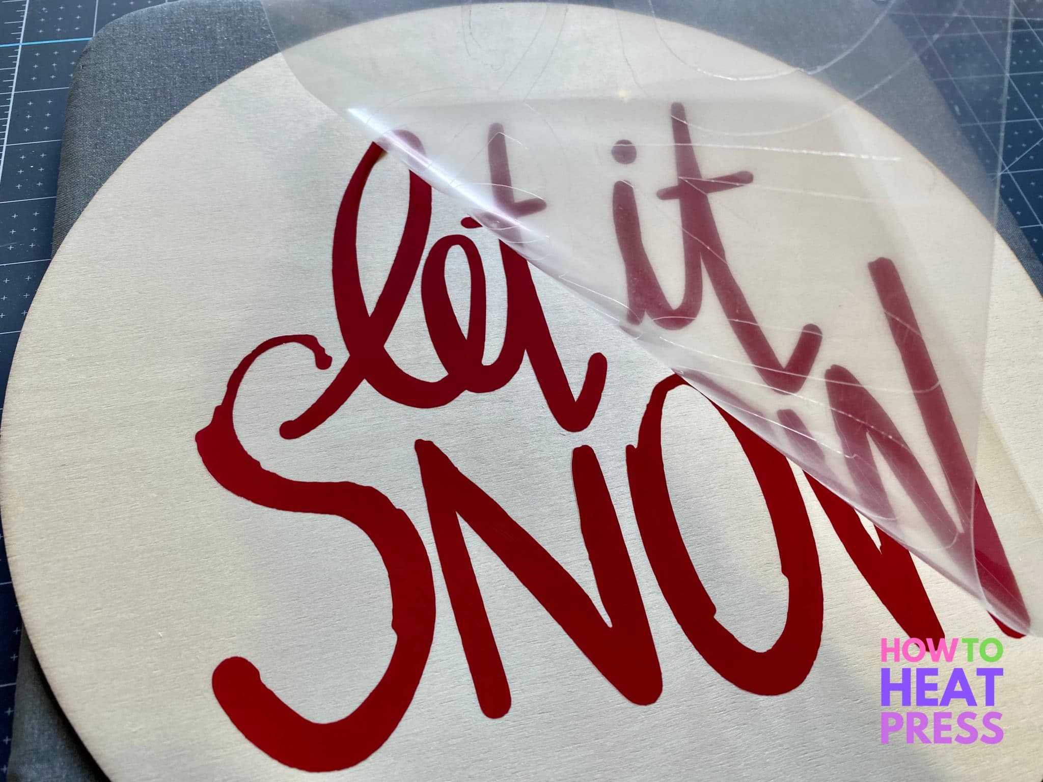 You Should Use HTV on Wood! How to Apply HTV on Wood