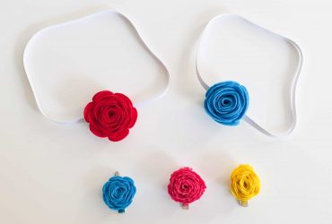 Cricut Rotary Blade Guide With Felt Flowers Project!